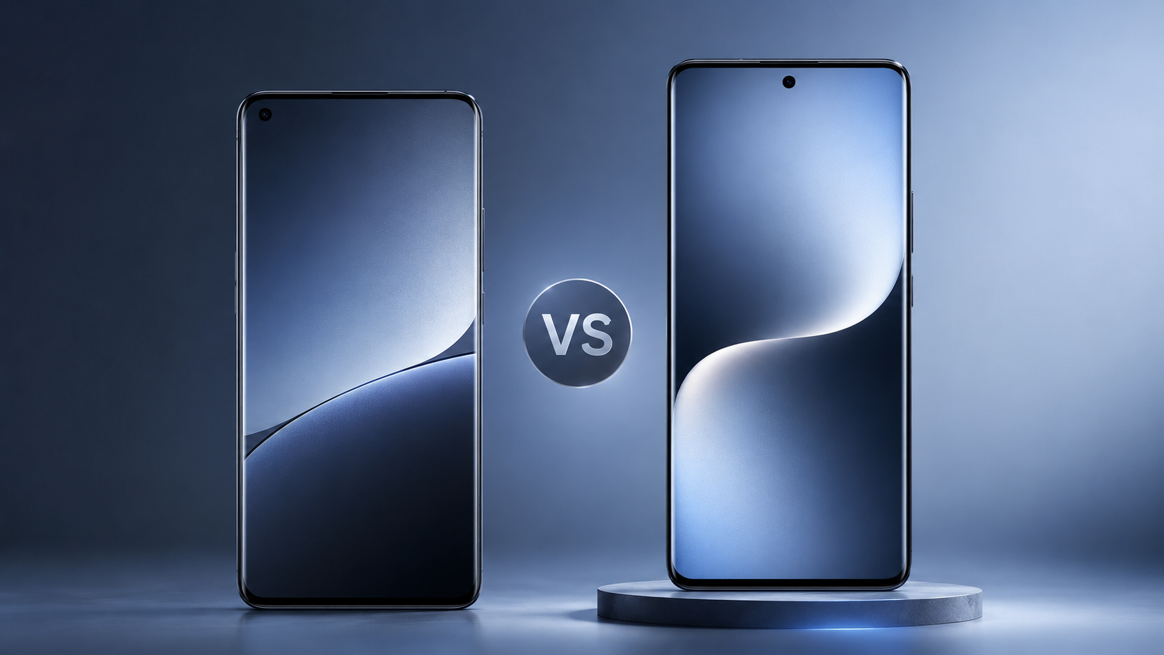 Xiaomi 17T ProとXiaomi 15T Proを比較する2台のスマートフォン